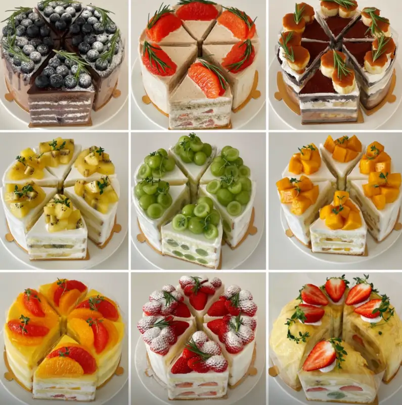 디저트샵시소-조각모둠케이크