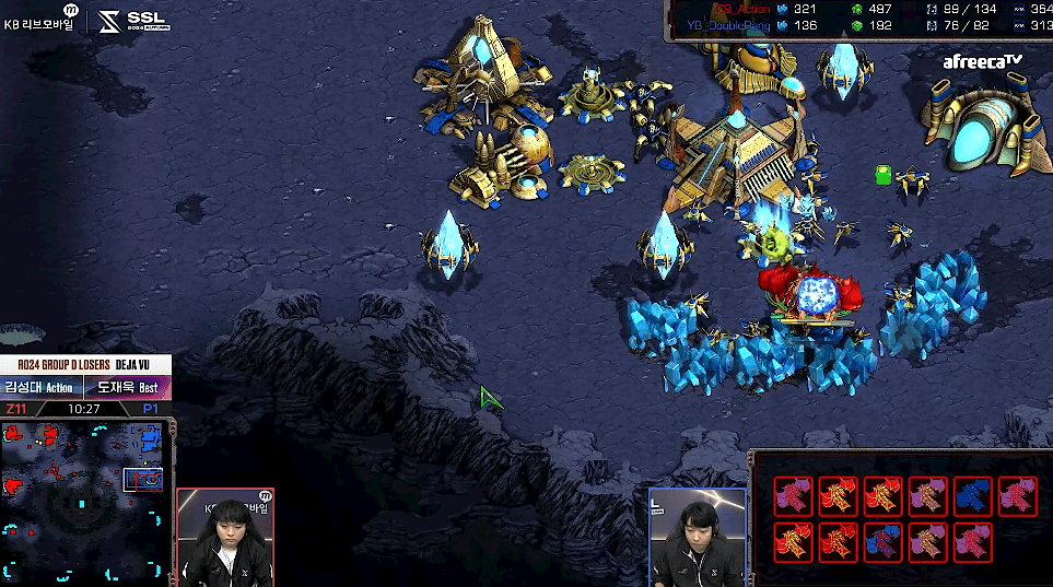 SSL 스타리그 D조 패자전 뮤탈견제1