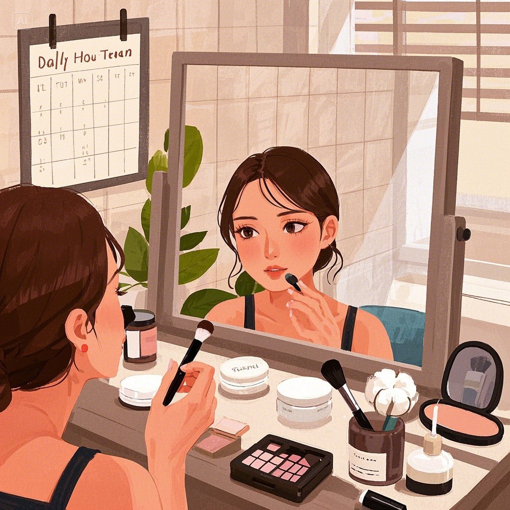 화장 무너지지 않게 유지하는 법