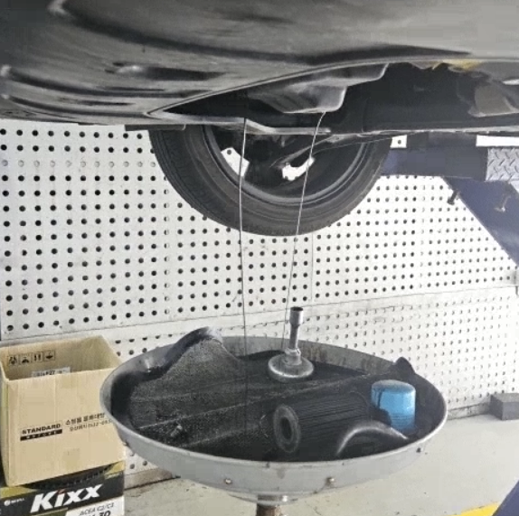 아반떼-엔진오일