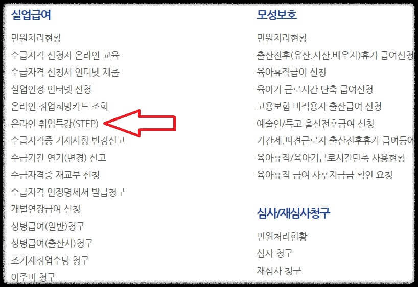 온라인 취업특강 STEP