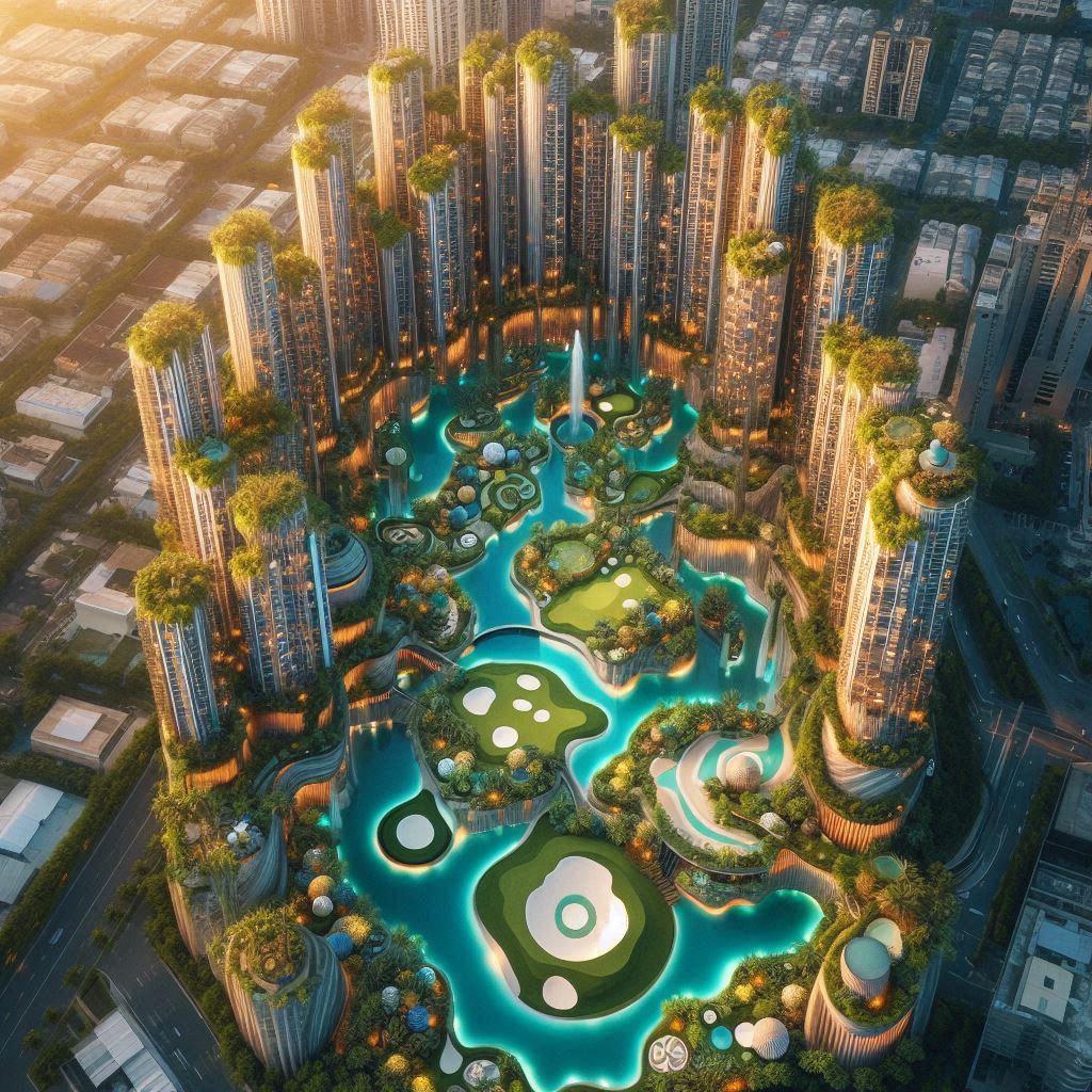 파스텔 골프클럽 배경