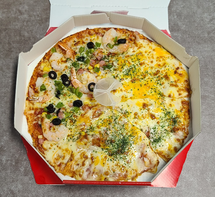 상대원배달 피자맛집 번쩍피자 성남점 주문완료 내돈내산 다양한소스 반반피자