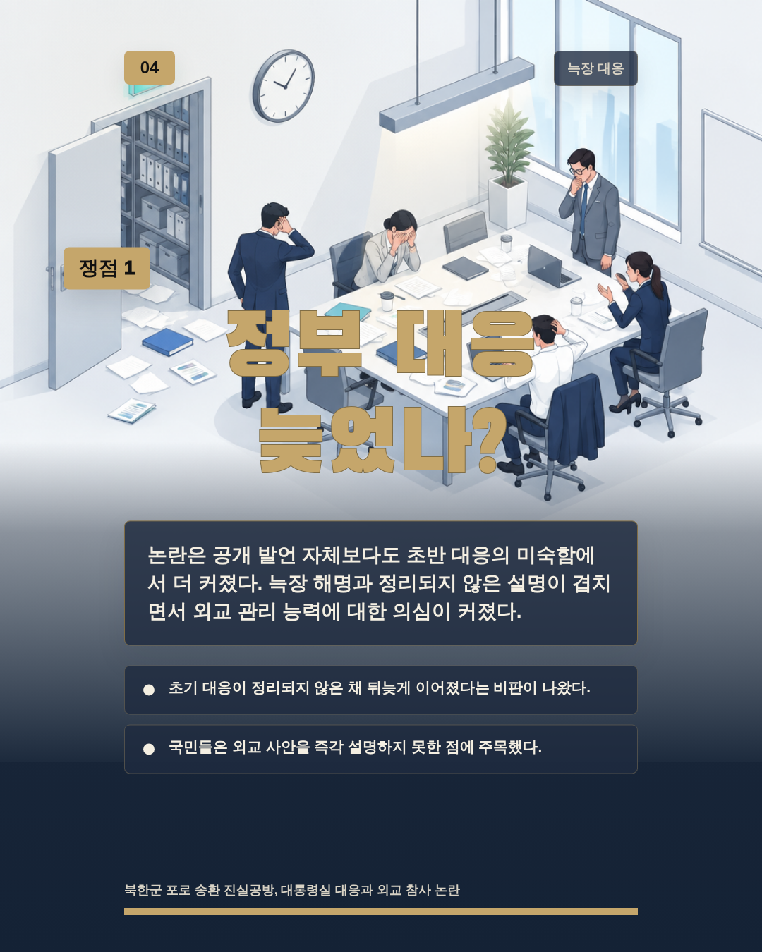 정부 대응 늦었나?