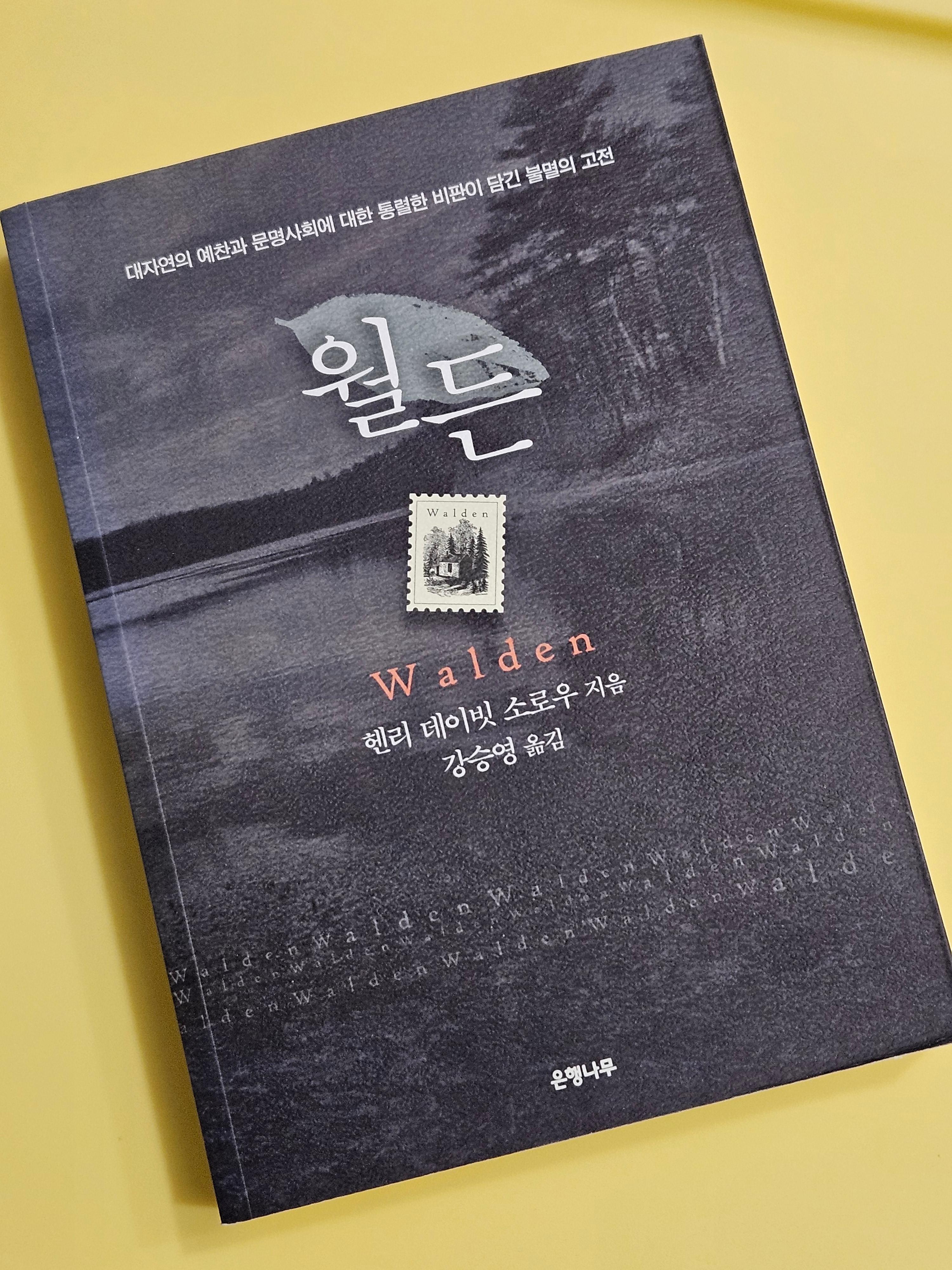 월든 책표지 사진