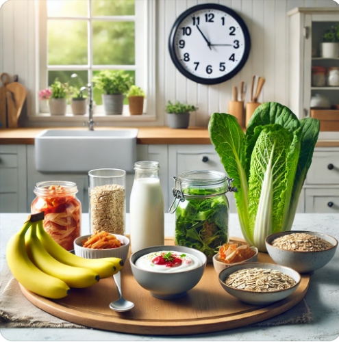 장건강에 좋은 음식 이미지