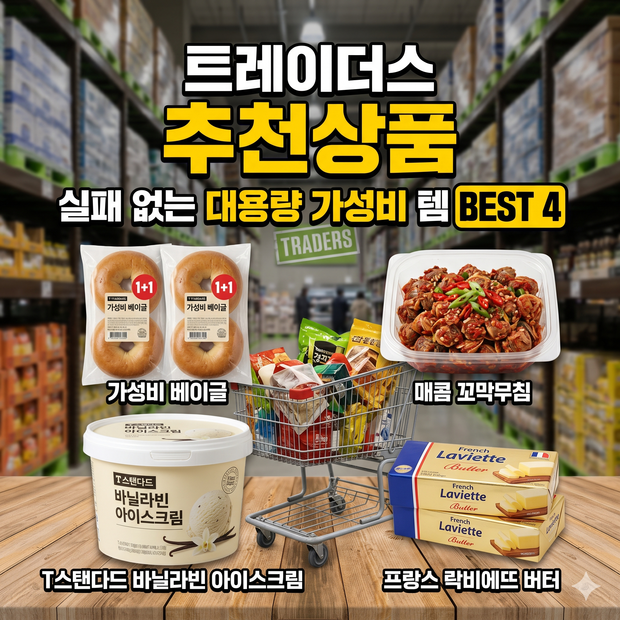 이마트 트레이더스 추천상품 꼭 사야 할 가성비 필수템 BEST 4