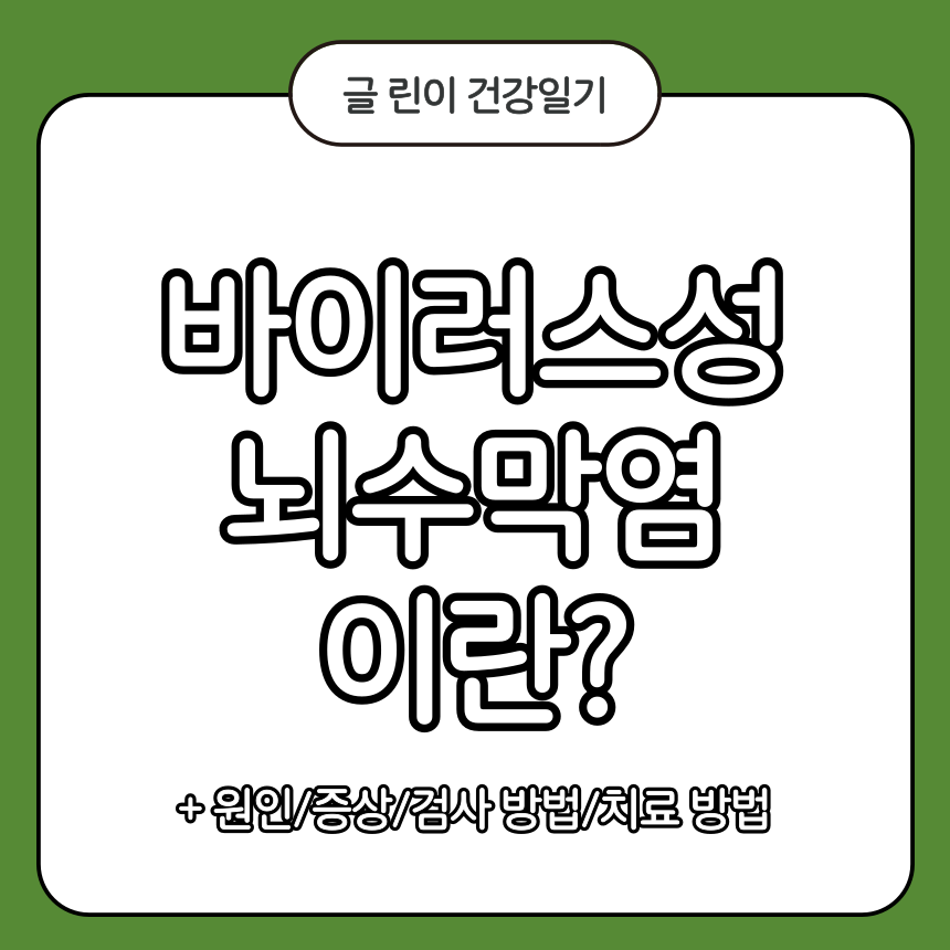 바이러스성 뇌수막염