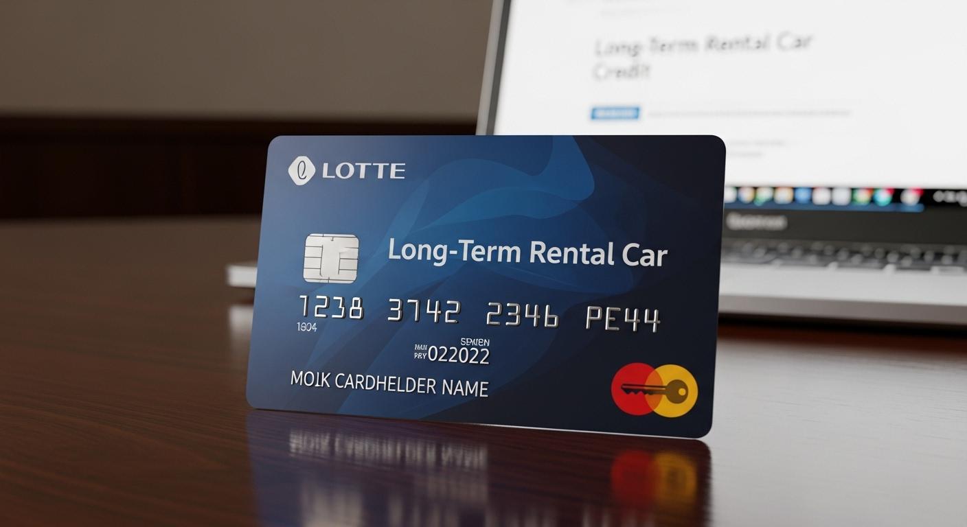 롯데장기렌트카 신용