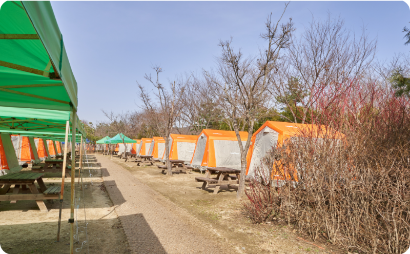 인천대공원 캠핑장 이미지 출처: 인천대공원 홈페이지