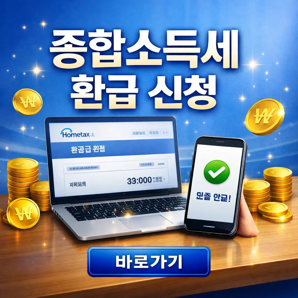 종합소득세 환급 신청 (+환급금 조회 방법)