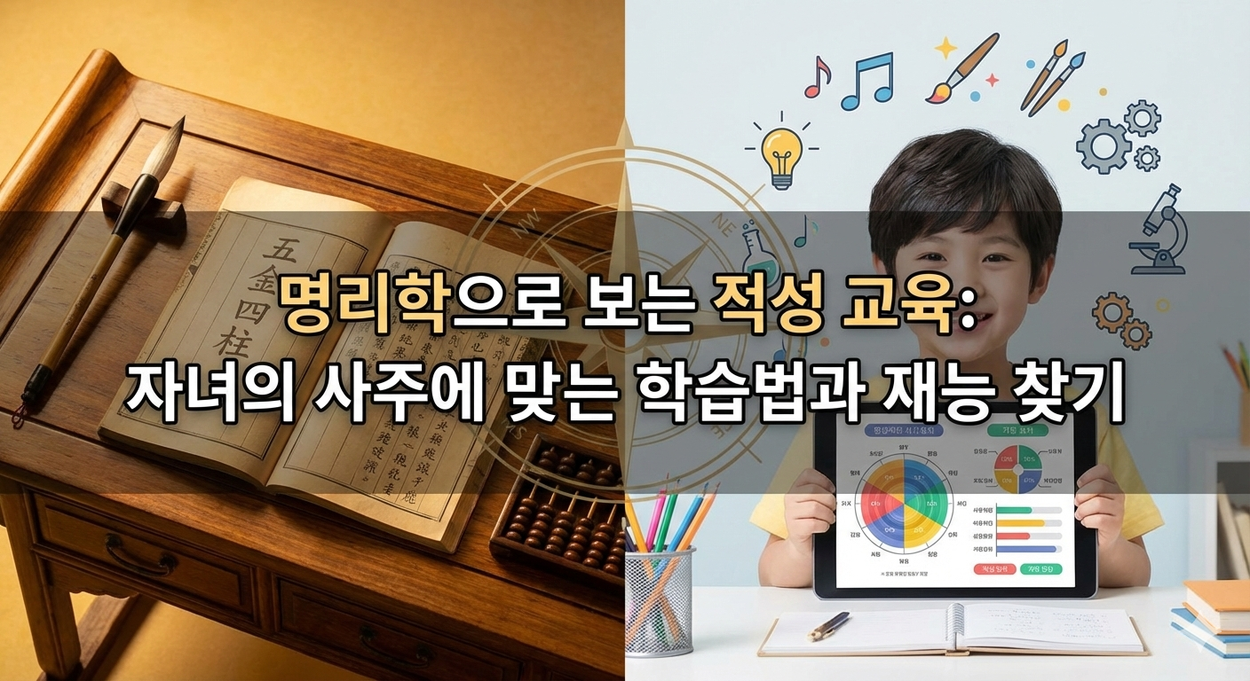 자녀의 사주에 맞는 학습법과 재능 찾기