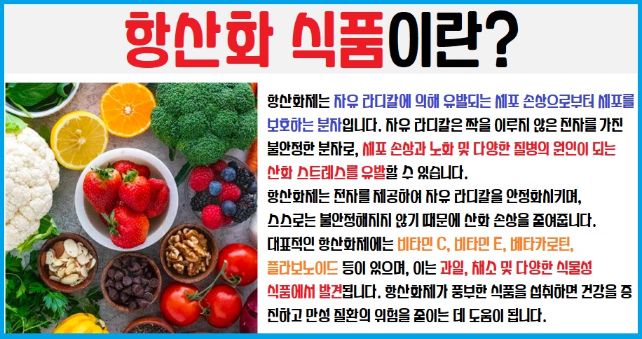 항산화 식품