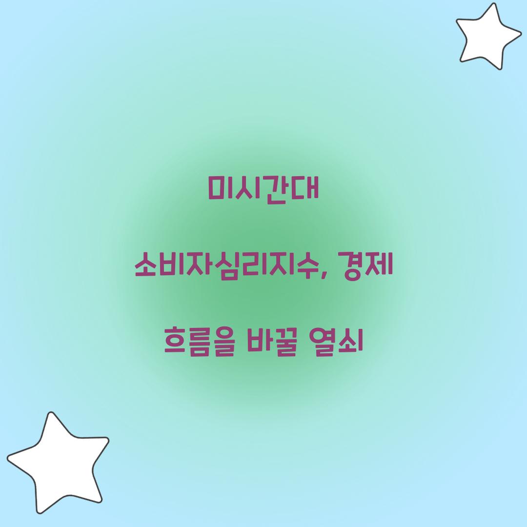 미시간대 소비자심리지수