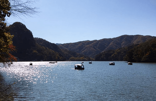 산정호수-오리배