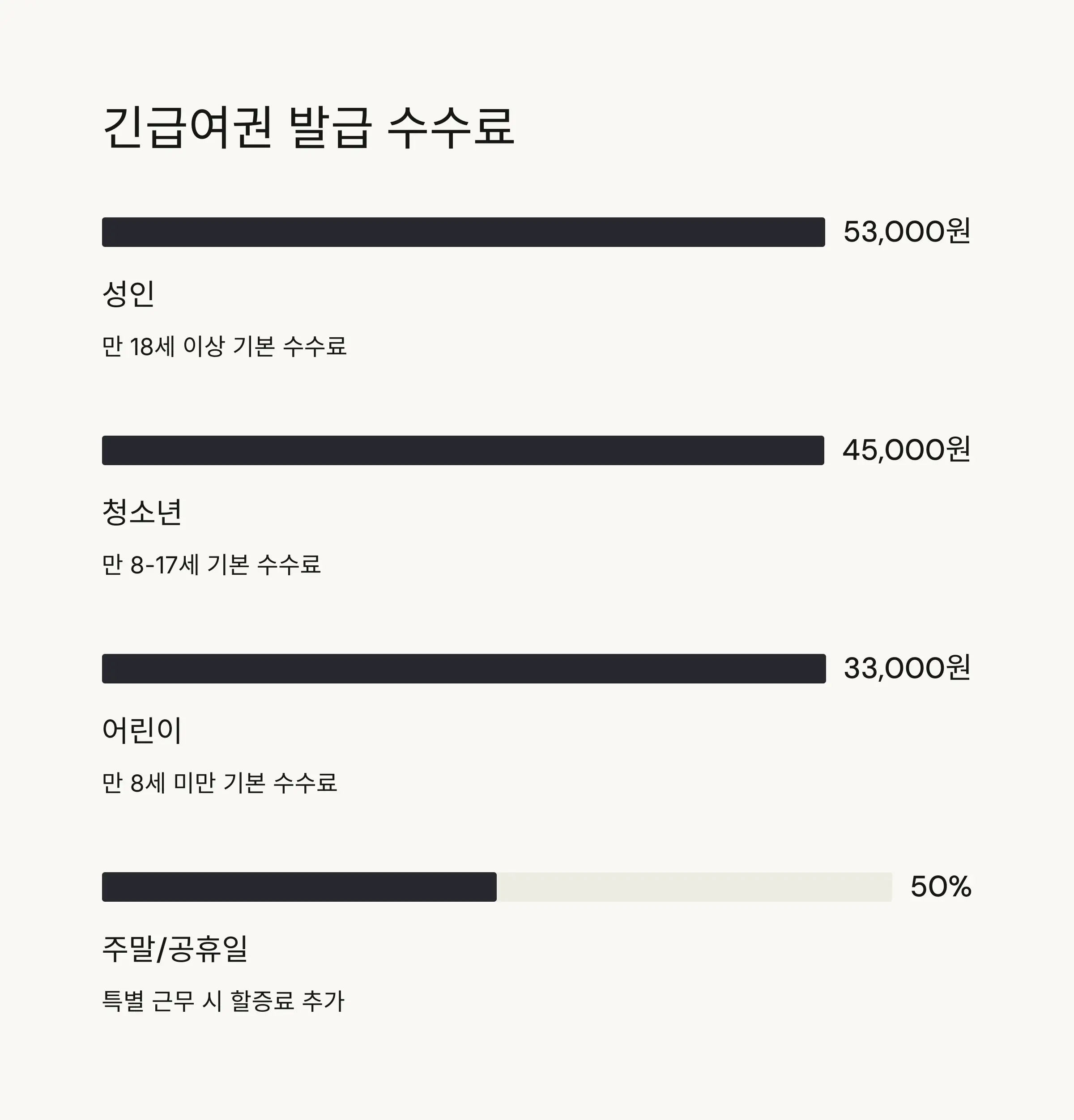 ⚠️ 긴급여권 사용 제한사항 및 주의사항