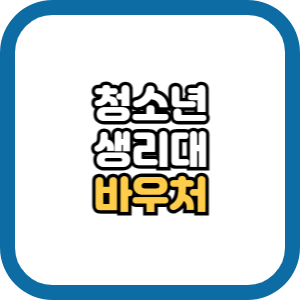 생리대 바우처
