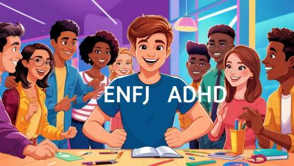 ENFJ 자녀가 ADHD를 가졌을 때 보이는 일반적인 특징에 관한 그림