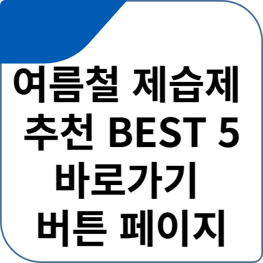 여름철 제습제 추천 BEST 5 바로가기 버튼 페이지