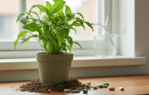 시들시들한 화분을 살리는 천연비료 영양제 재활용