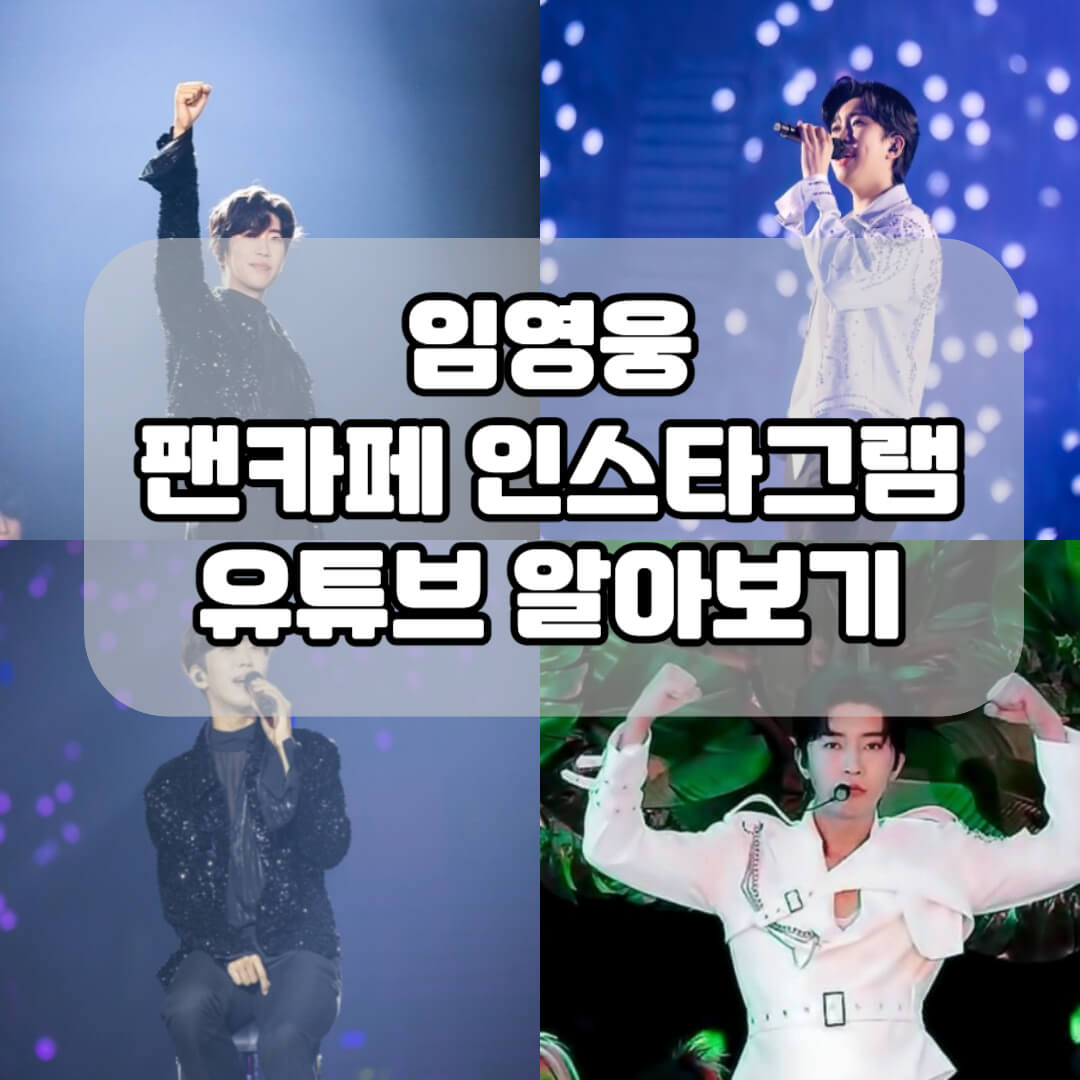 임영웅 팬카페 인스타그램 유튜브 채널