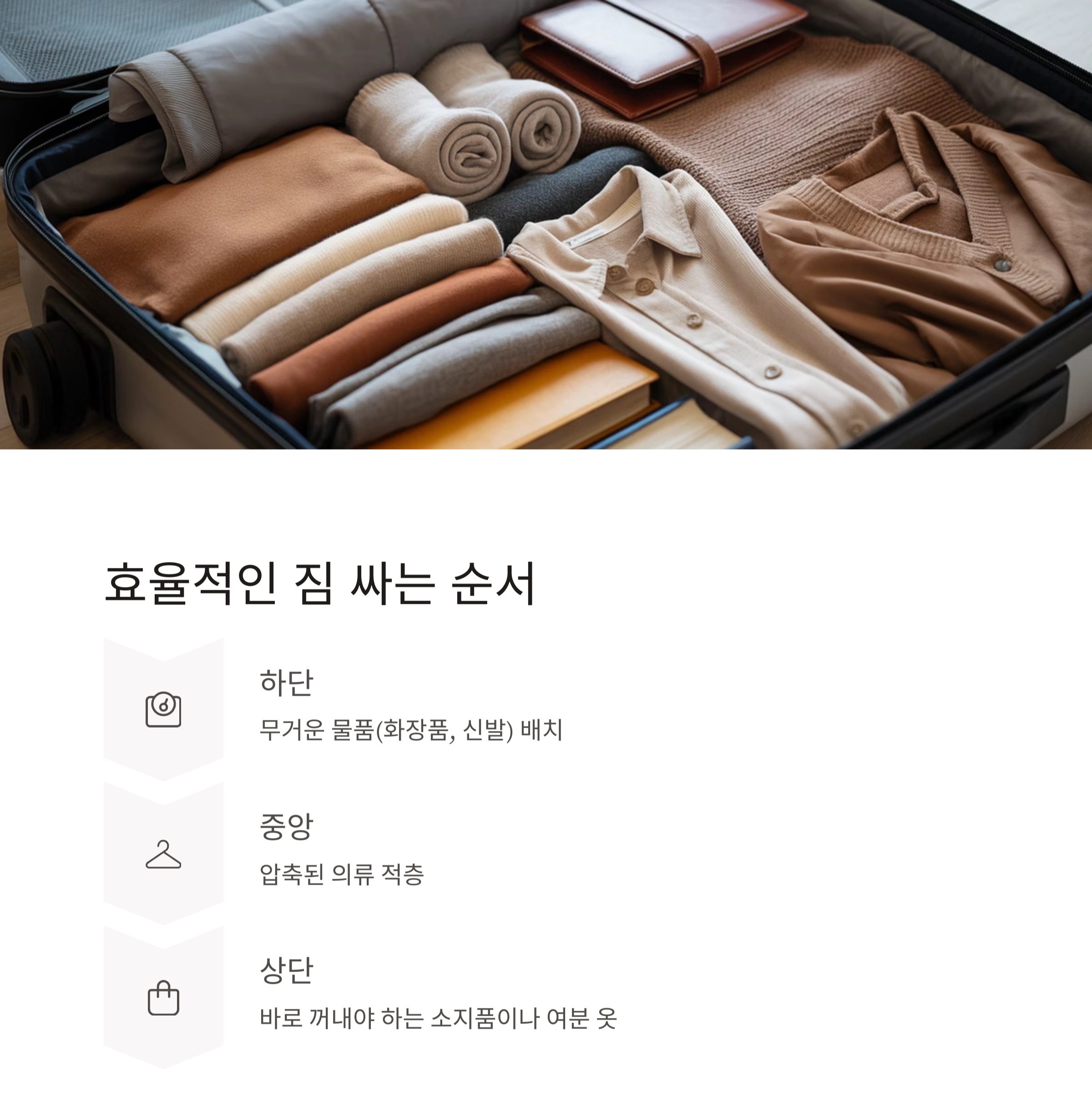 여행 짐 싸기, 캐리어 정리는 압축팩이 답이다