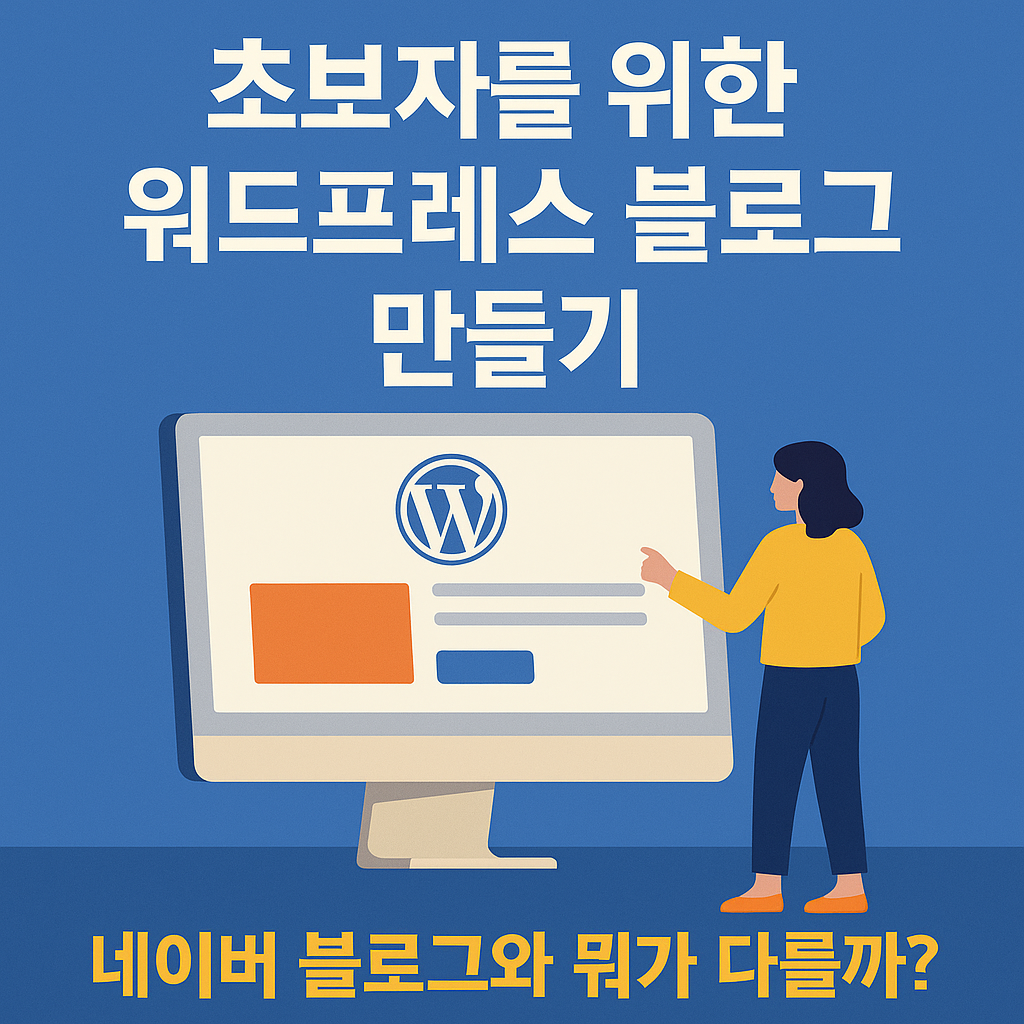 초보자를 위한 워드프레스 블로그 만들기