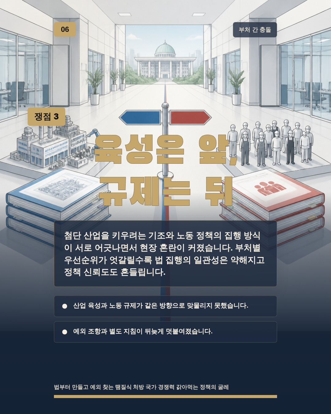 육성은 앞, 규제는 뒤