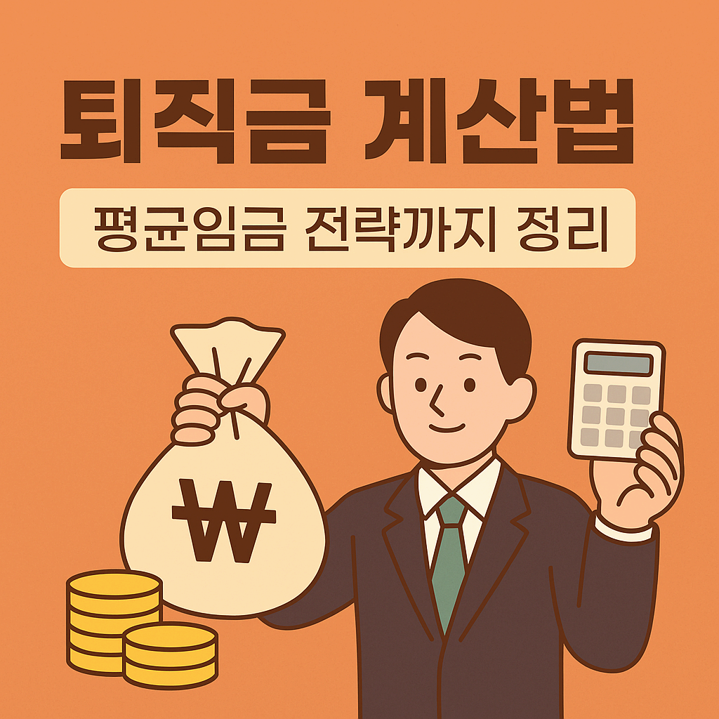 퇴직금 계산법