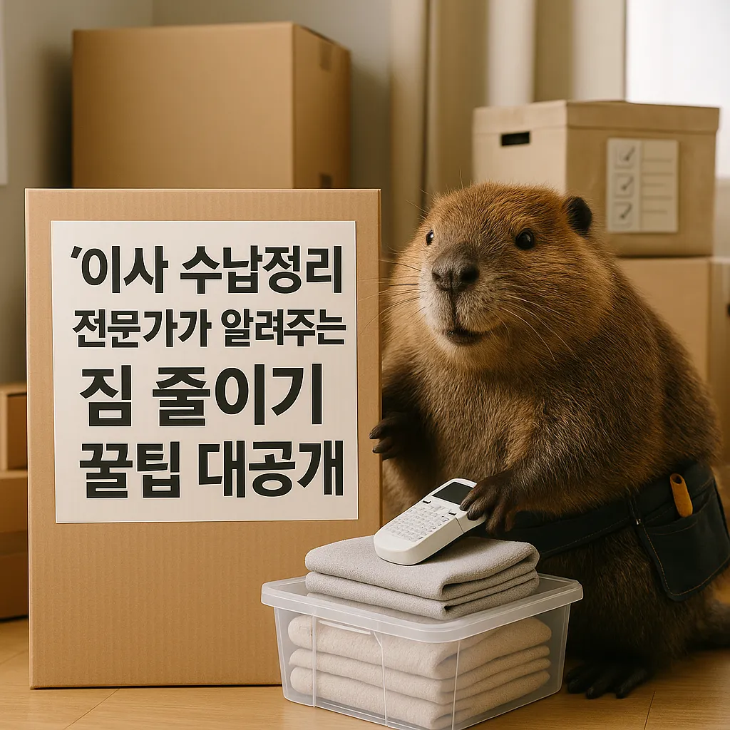 이사 수납정리 전문가가 알려주는 짐 줄이기 꿀팁 대공개
