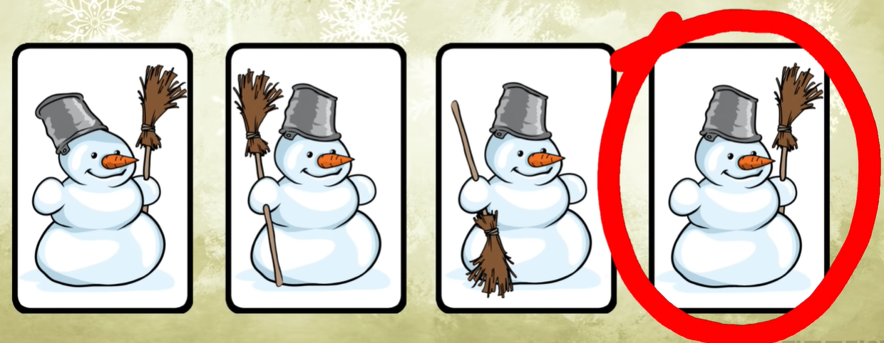 같은 그림 찾기 정답