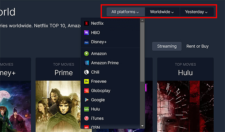 flixpatrol-플랫폼-나라-날짜-지정하기