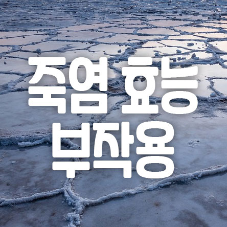 죽염 효능 부작용