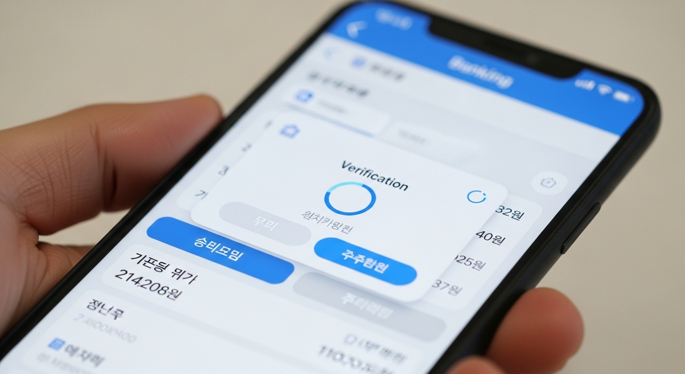 문자 인증 실패, 알뜰폰 인증, 금융정보 수정