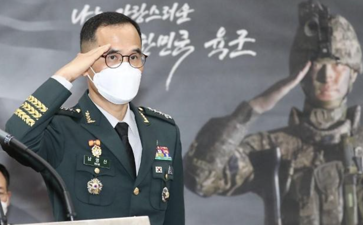 남영신 육군참모총장 시절