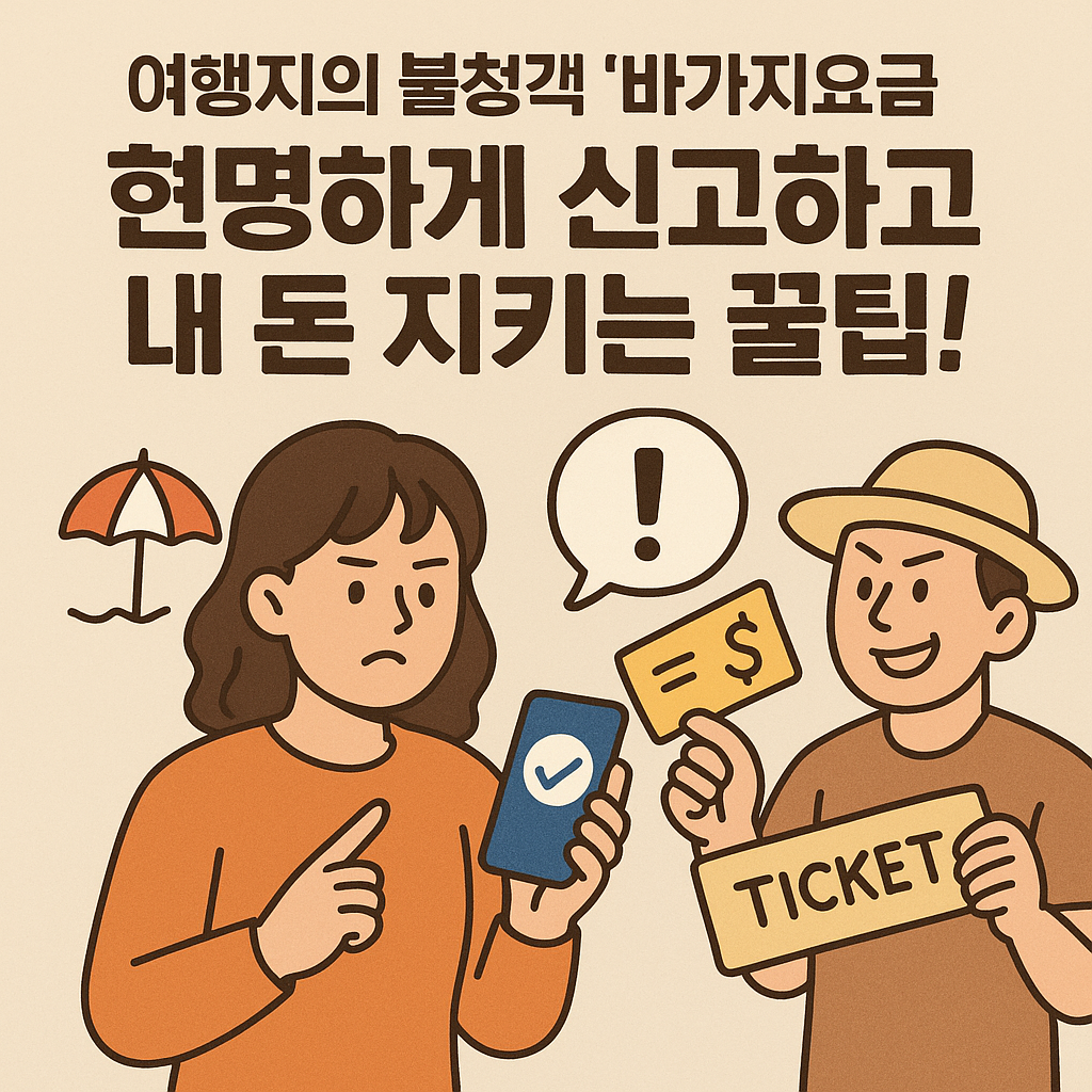 🧐 여행지의 불청객 '바가지요금', 현명하게 신고하고 내 돈 지키는 꿀팁!