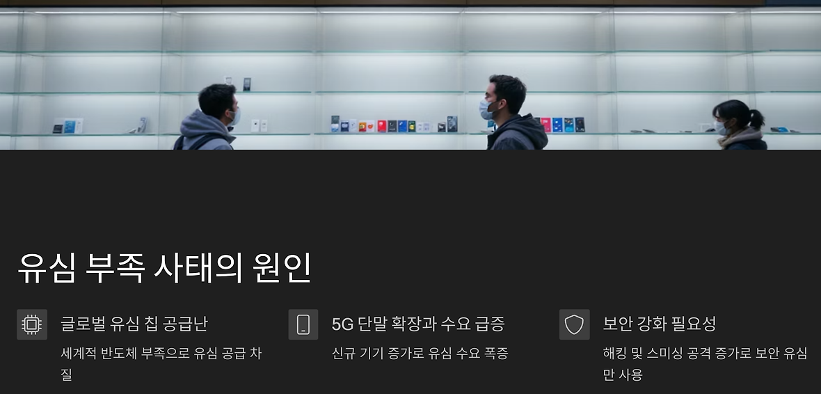 유심 부족 사태의 원인