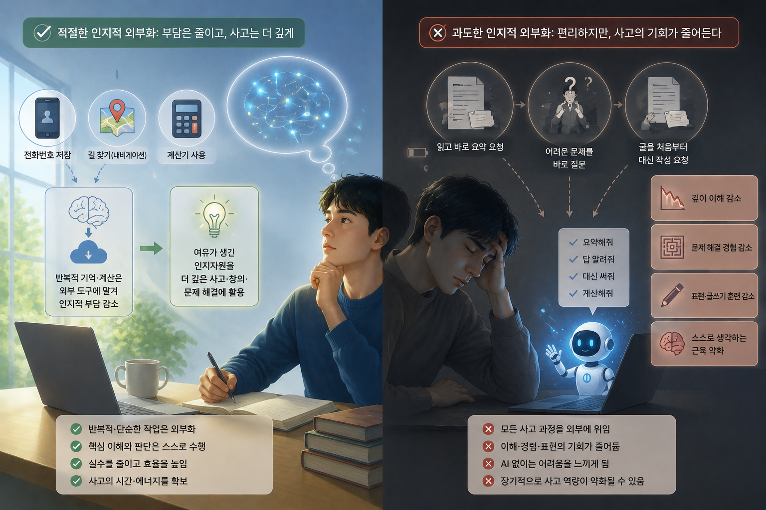 AI 에게 어디까지 사고를 맡길것인가