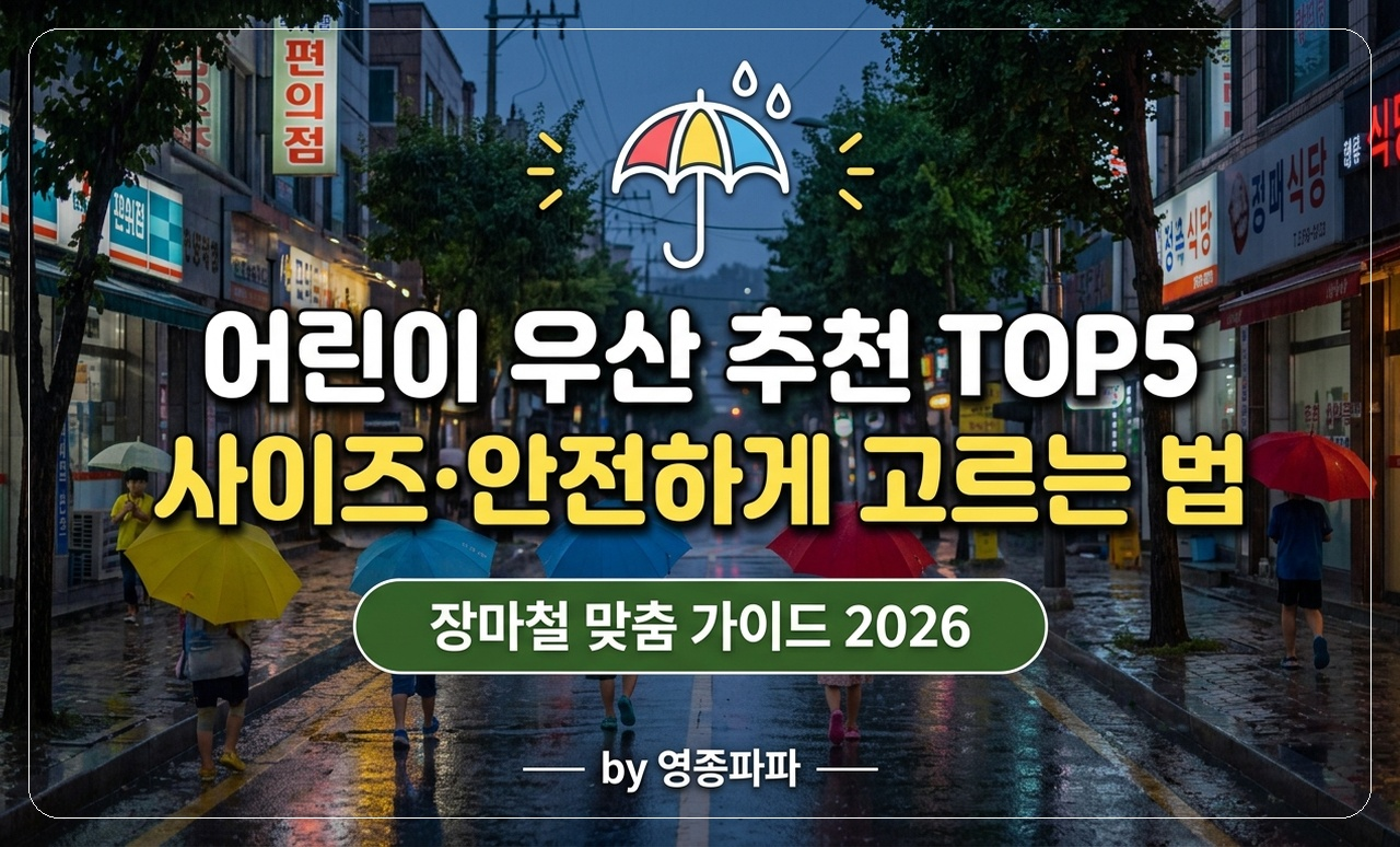 어린이 우산 장마철 썸네일