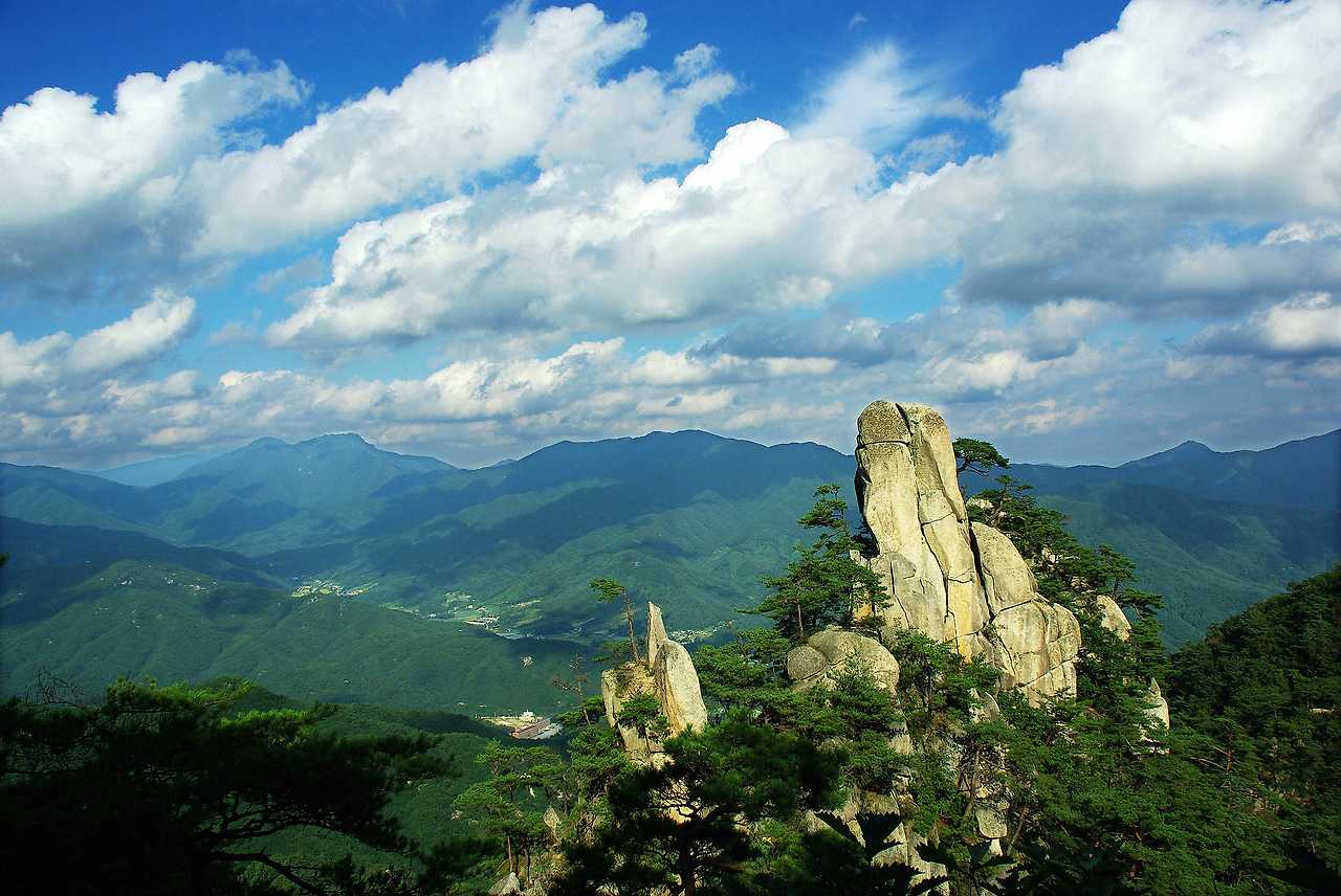운악산 등산코스 지도
