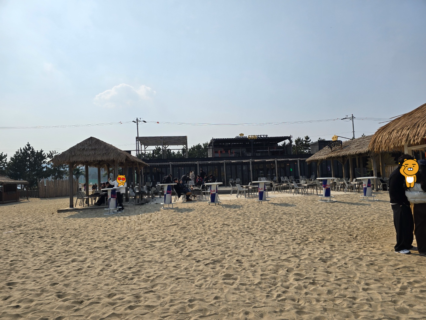 해변에서 바라본 서피비치