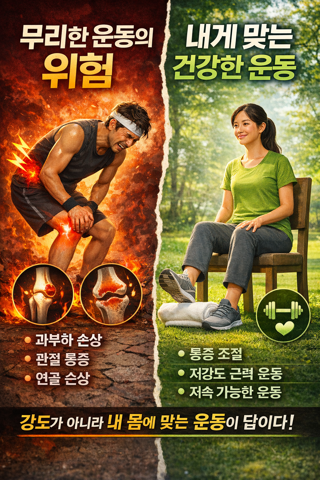 관절을 지키는 착한 운동과 지속 가능한 방법