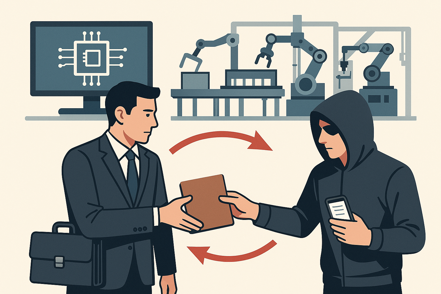 인력 스카우트와 산업 스파이를 통한 기술 유출 경로