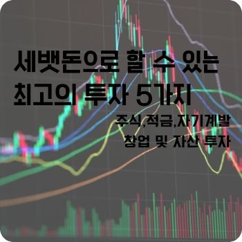 세뱃돈으로 할 수 있는 최고의 투자 5가지