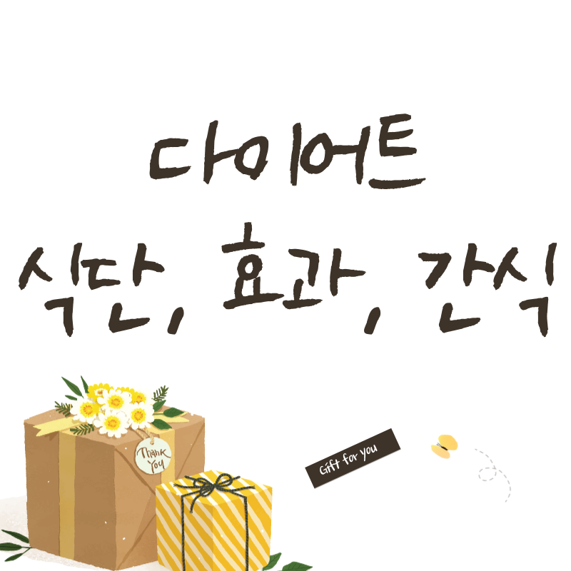 다이어트 식단, 효과, 간식 추천