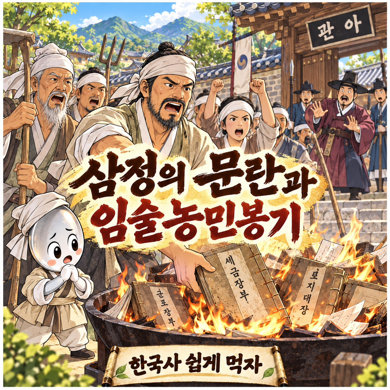 삼정의 문란과 임술농민봉기를 표현한 대표 썸네일