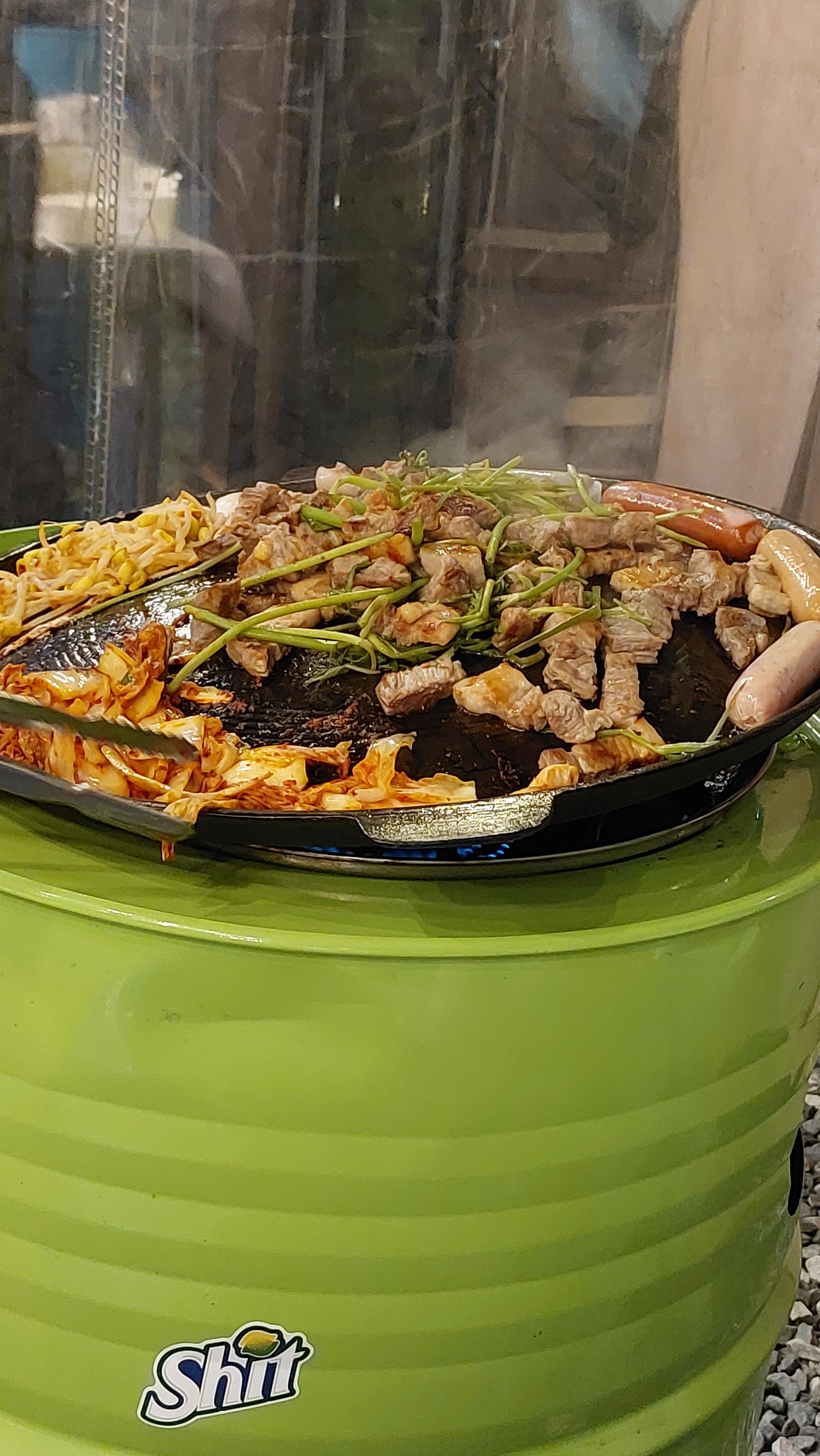 맛있게 익은 고기!