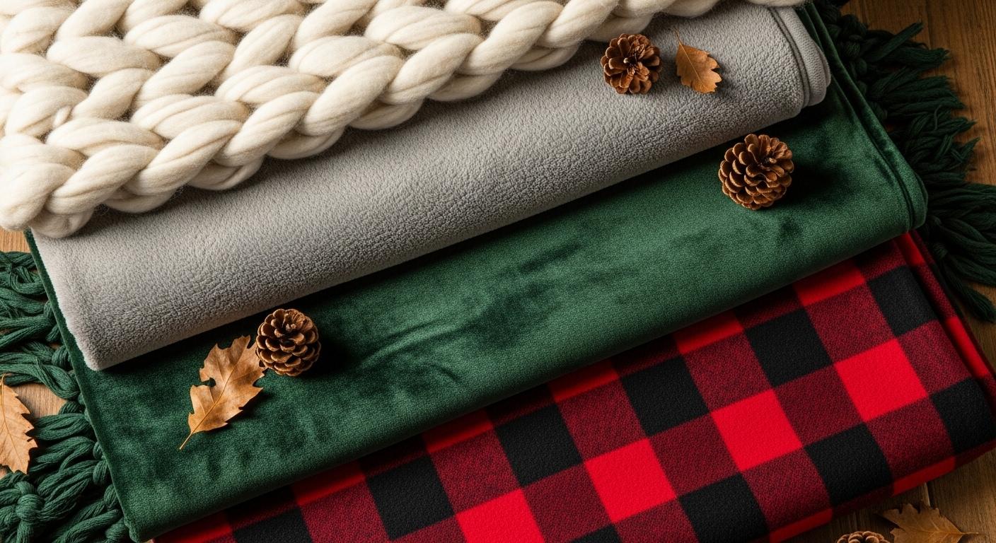 겨울 이불 소재