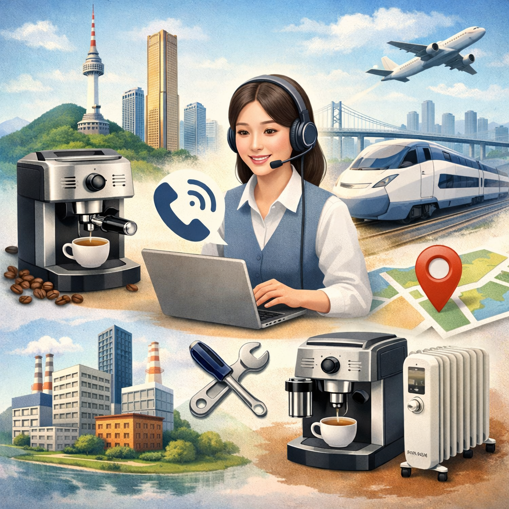 드롱기 서비스센터 전화번호 상담원 연결 방법 (서울 인천 대구 평택 위치 총정리) 관련 사진