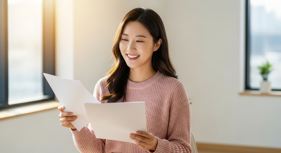 지원제도를 찾는 모습